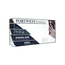 Powdered Vinyl Disposable Glove (Box of 100) A900
