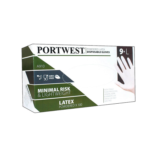Powdered Latex Disposable Glove (Box of 100) A910