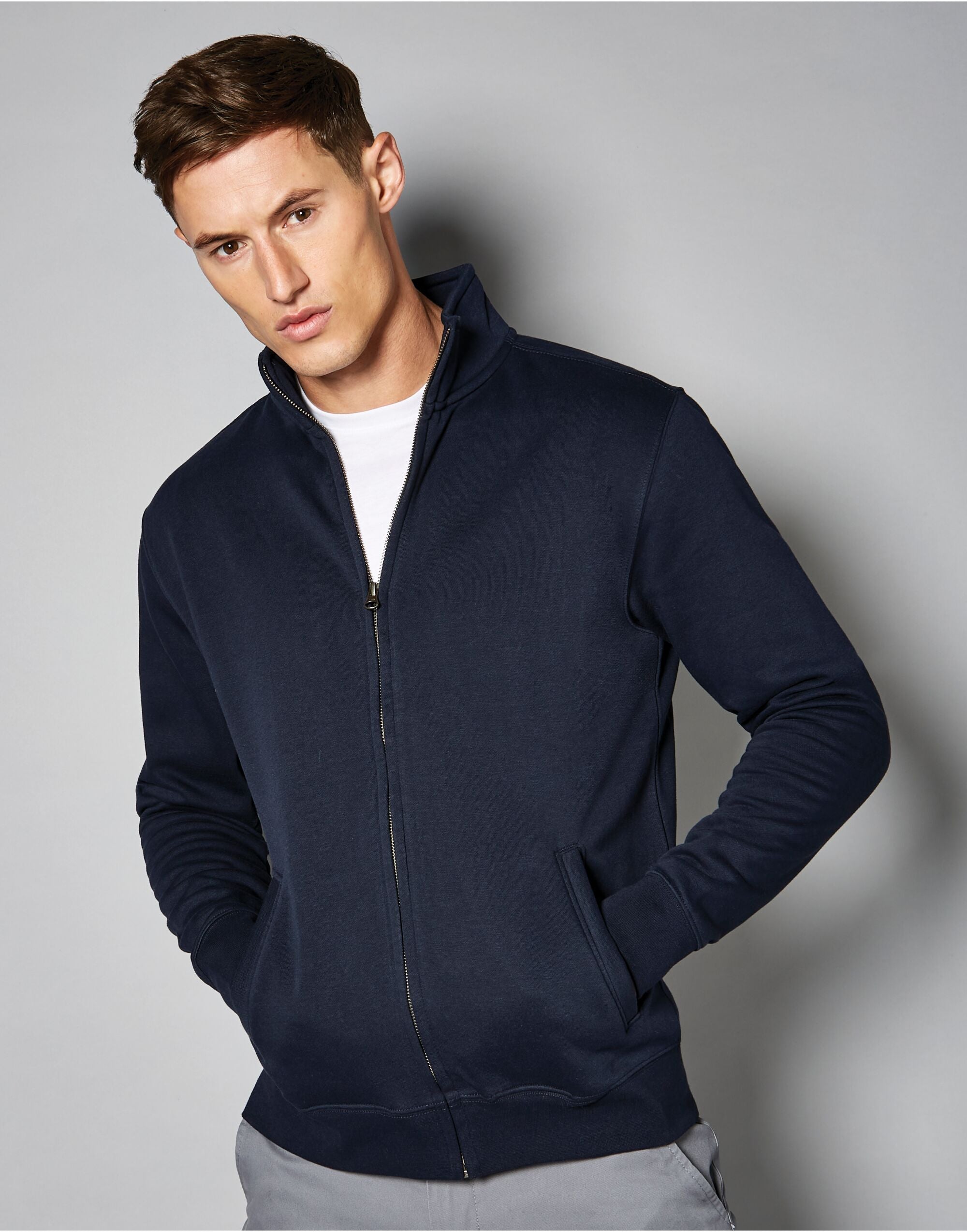 Kustom Kit Regular Fit Zipped Sweatshirt KK334