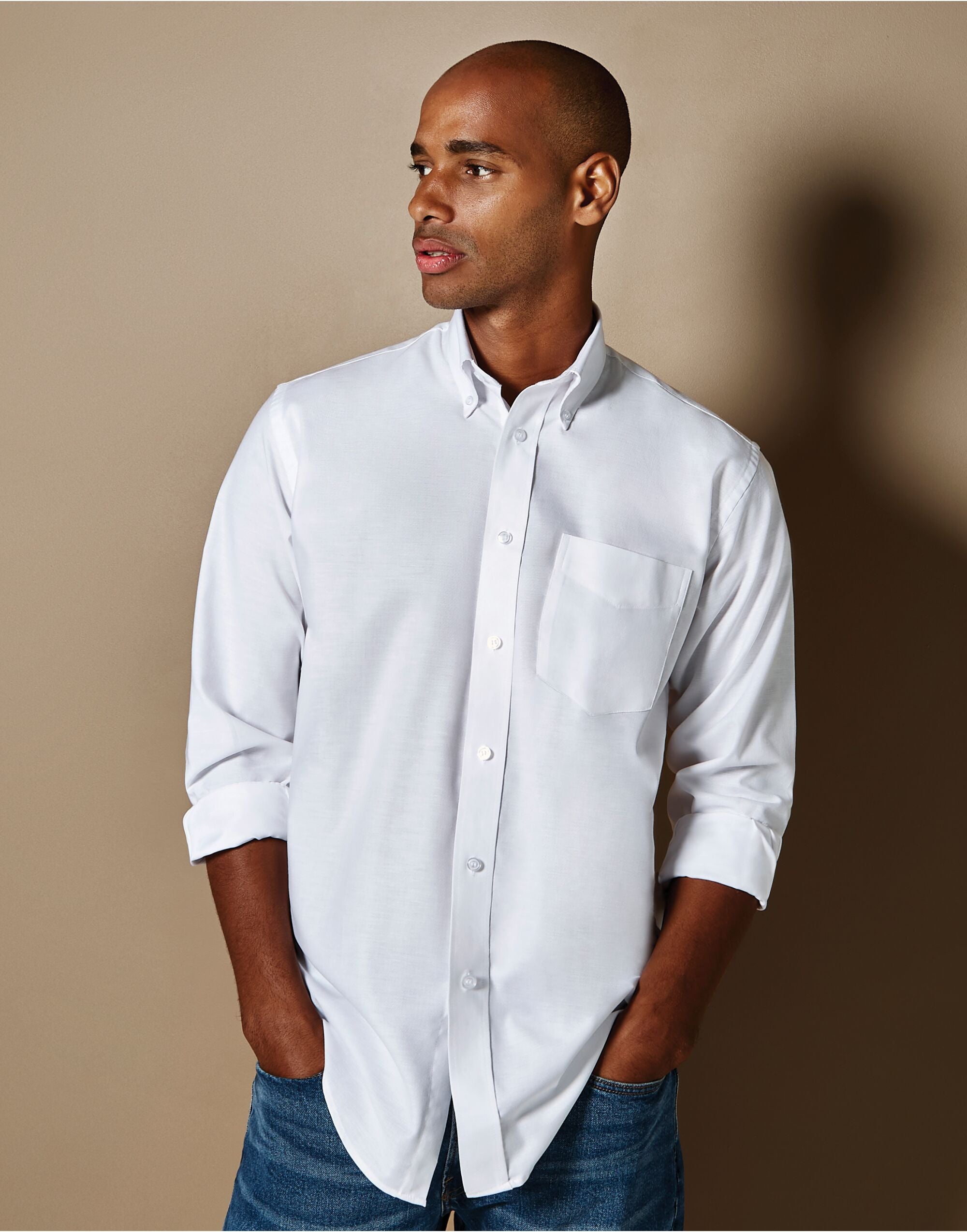 Kustom Kit Long Sleeve Oxford Shirt KK351