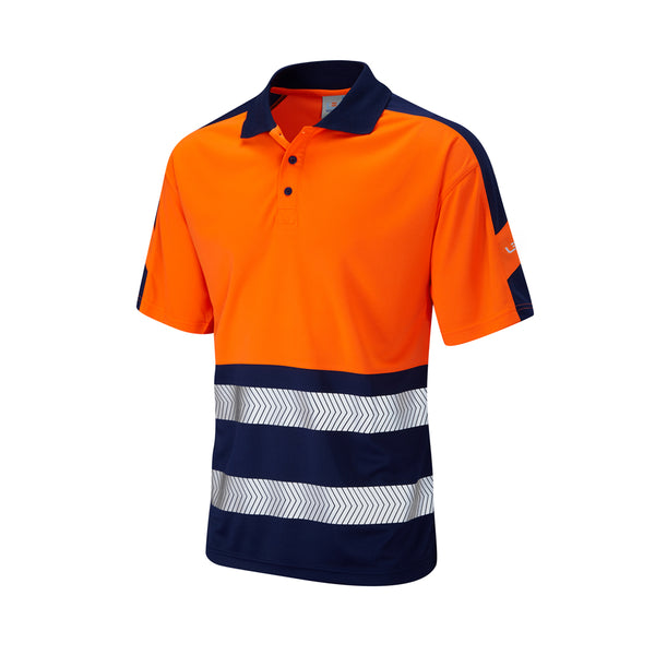 LEO WATERSMEET  Dual Colour Coolviz Plus Hi-Vis Polo Shirt