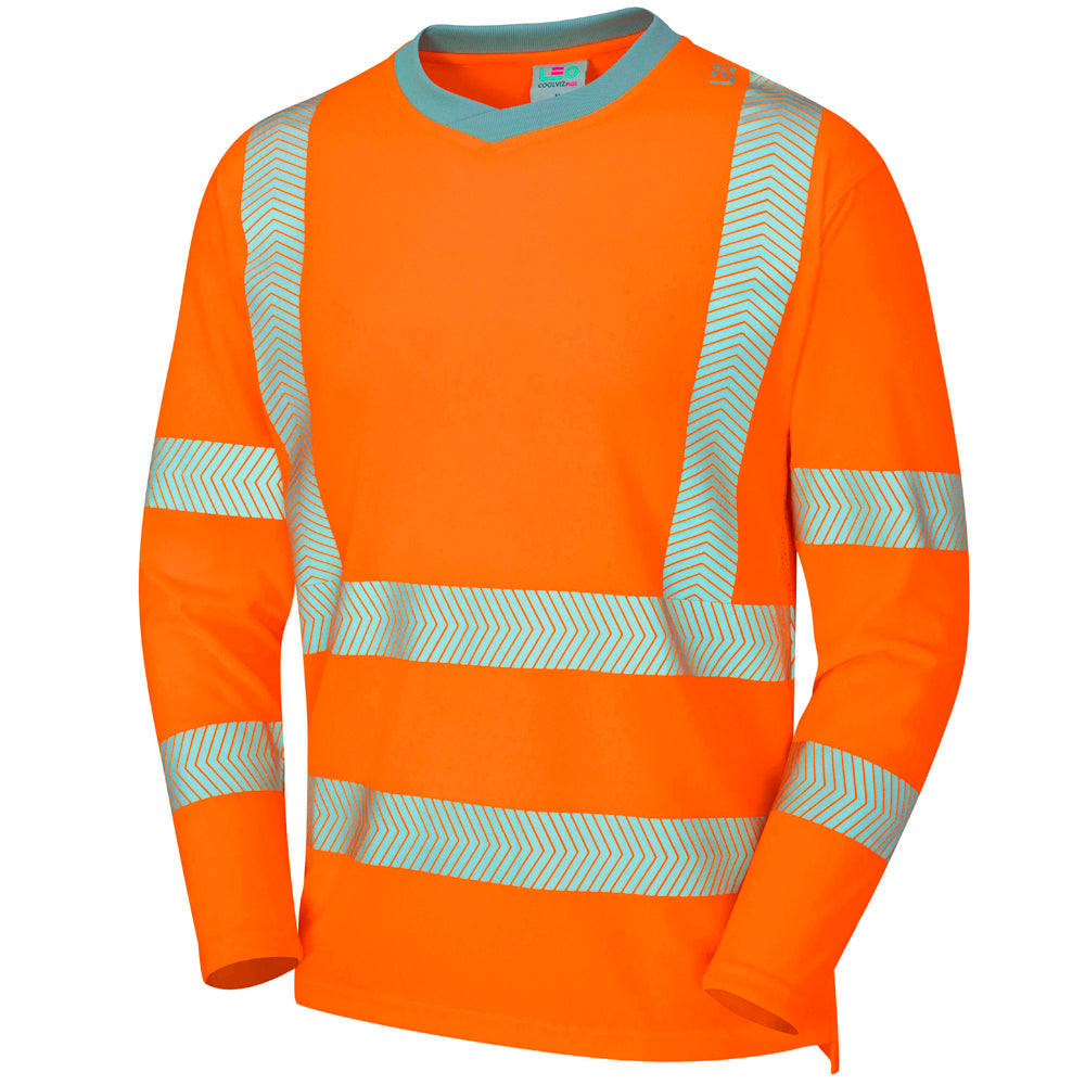 LEO CAPSTONE Coolviz Plus Sleeved Hi-Vis T-Shirt