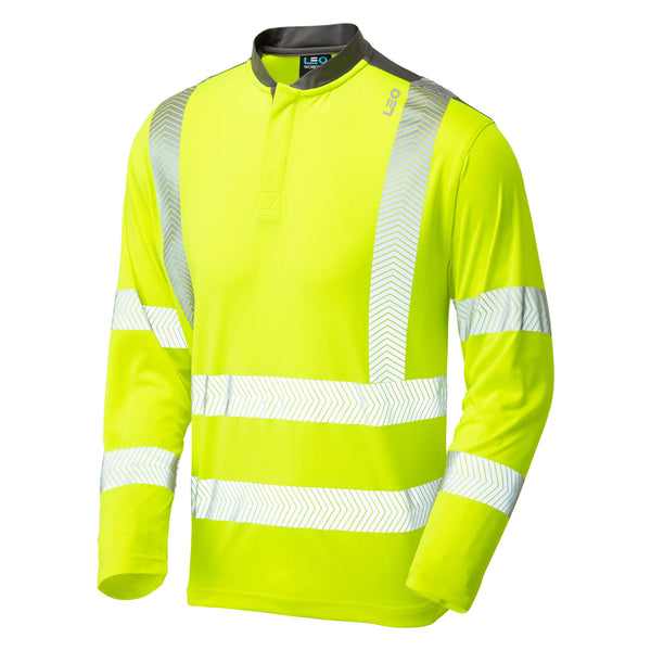 LEO WATERMOUTH  Performance Sleeved Hi-Vis T-Shirt