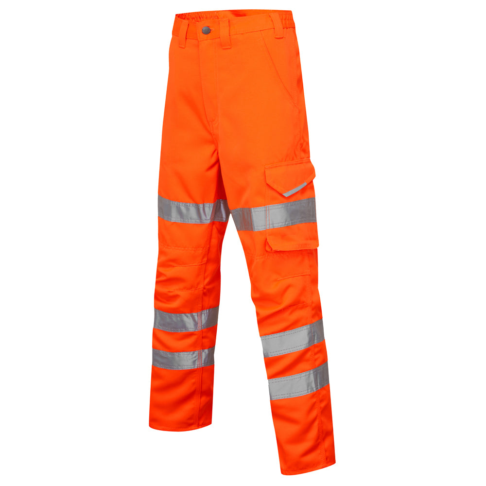 LEO PENNYMOOR Hi-Vis Poly/Cotton Womens Cargo Hi-Vis Trouser