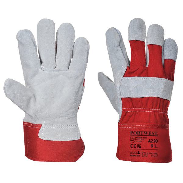 Premium Chrome Work Safety Rigger Glove A220
