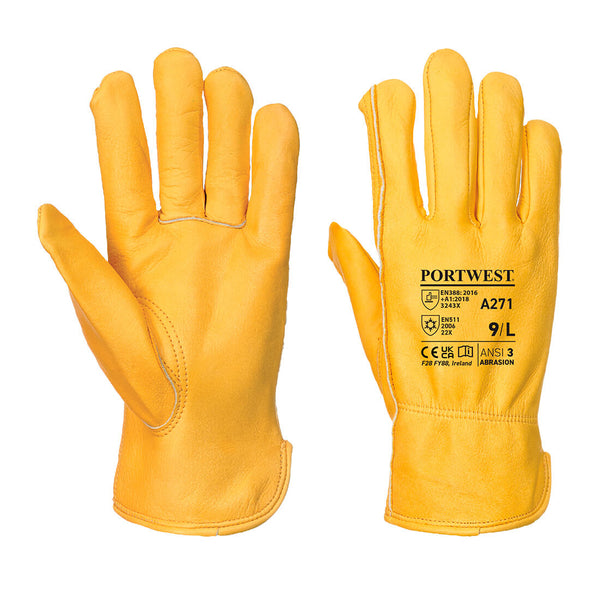 Lined Driver Work Safety Glove A271