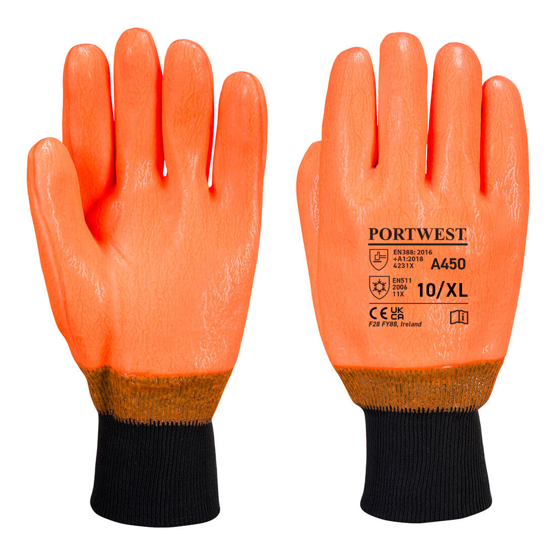 Portwest Weatherproof Hi-Vis Glove A450
