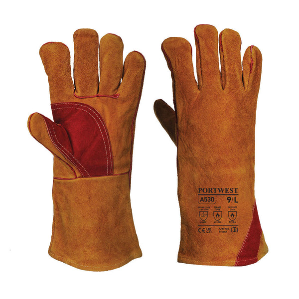 Reinforced Welding Work Safety Glove Gauntlet A530