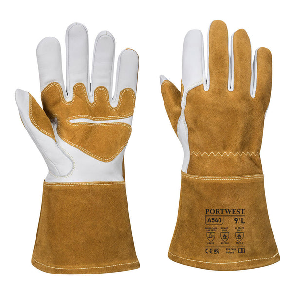 Mig Welding Work Safety Glove Gauntlet A540