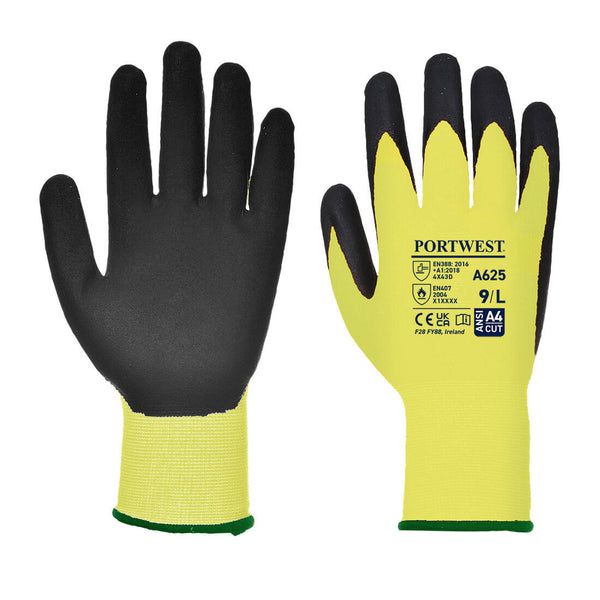 Vis-Tex Cut Resistant Work Safety Glove - PU A625