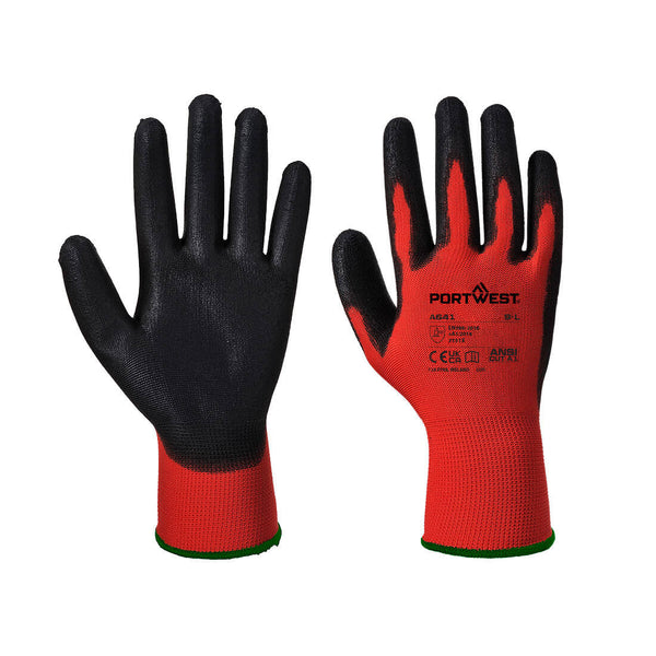 Red - PU Glove A641