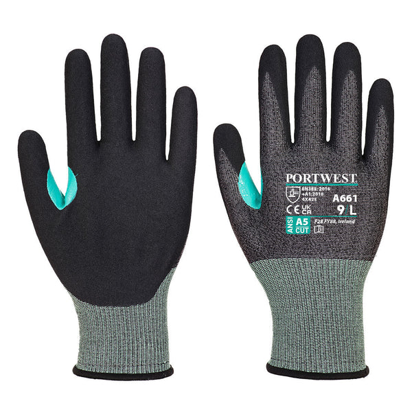 CS Cut E18 Nitrile Work Safety Glove A661