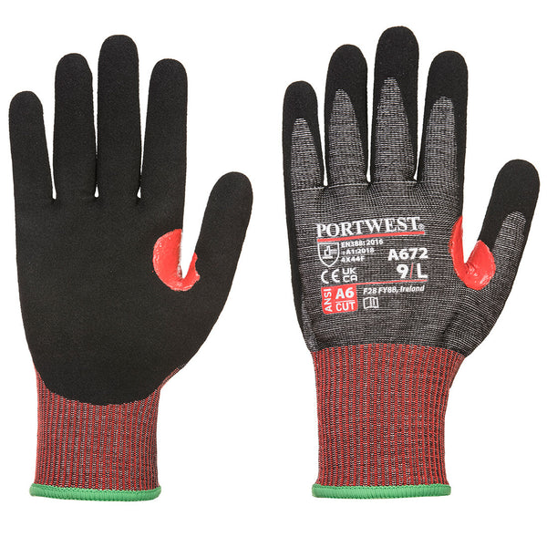 CS Cut F13 Nitrile Work Safety Glove A672