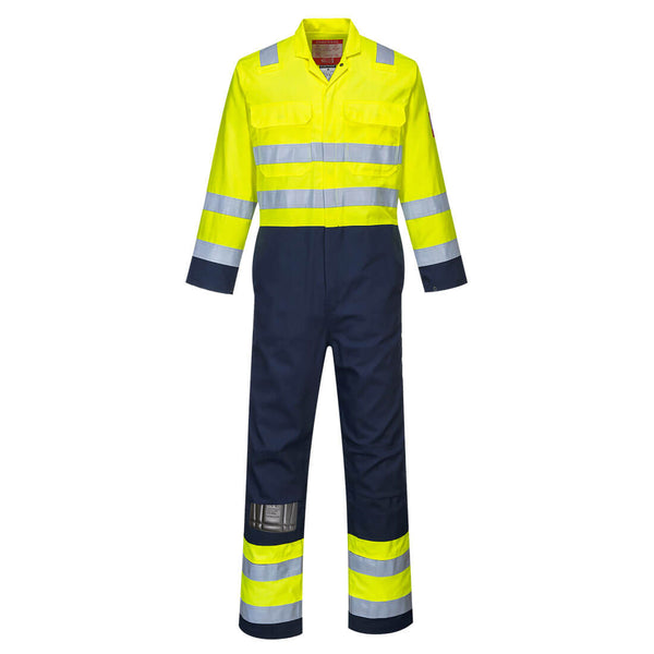 Bizflame Work Hi-Vis Anti-Static Flame Resistant Work Protection Coverall BIZ7