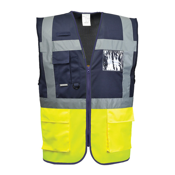Paris Hi-Vis Contrast Executive Safety Vest  C276