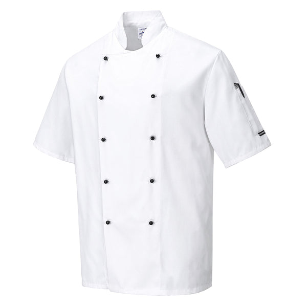 Kent Chefs Jacket Short Sleeve C734
