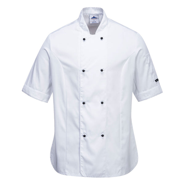 Rachel Women's Chefs Jacket Short Sleeve C737