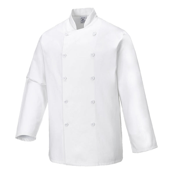 Sussex Chefs Jacket Long Sleeve C836