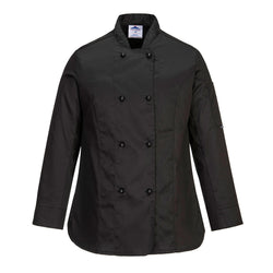 Rachel Women's Chefs Jacket Long Sleeve C837