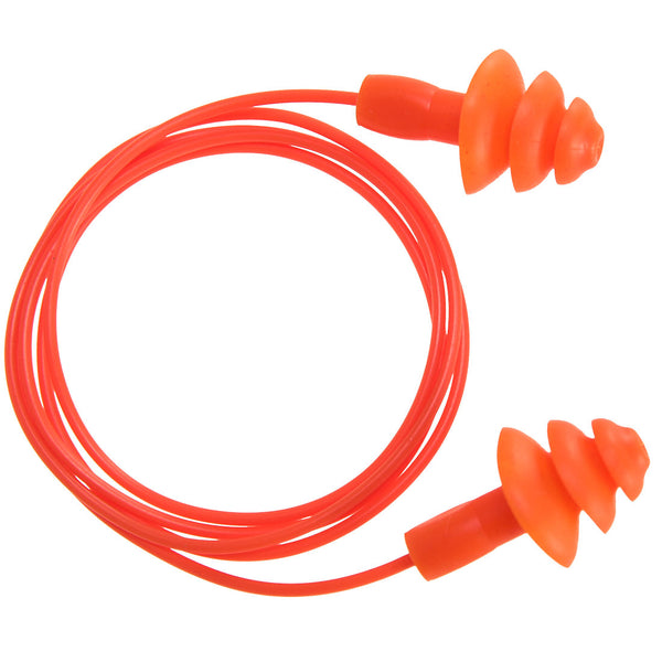 Reusable Corded TPR Ear Plugs (50 pairs) EP04
