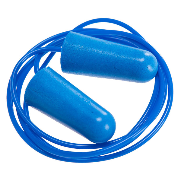 Detectable Corded PU Ear Plugs (200 pairs) EP30