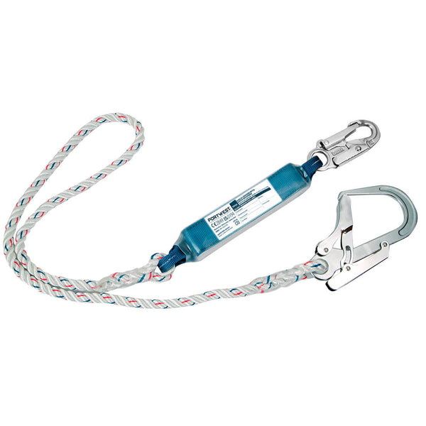 Single 1.8m Lanyard With Shock Absorber FP23