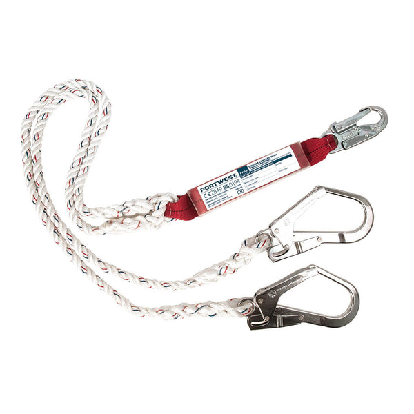 Double 1.8m Lanyard With Shock Absorber FP25
