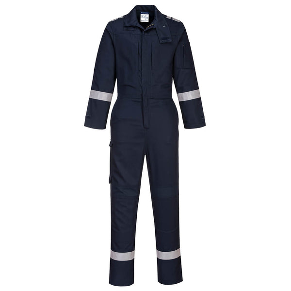 Bizflame Work Stretch Panelled Flame Resistant Work Protection Coverall  FR501
