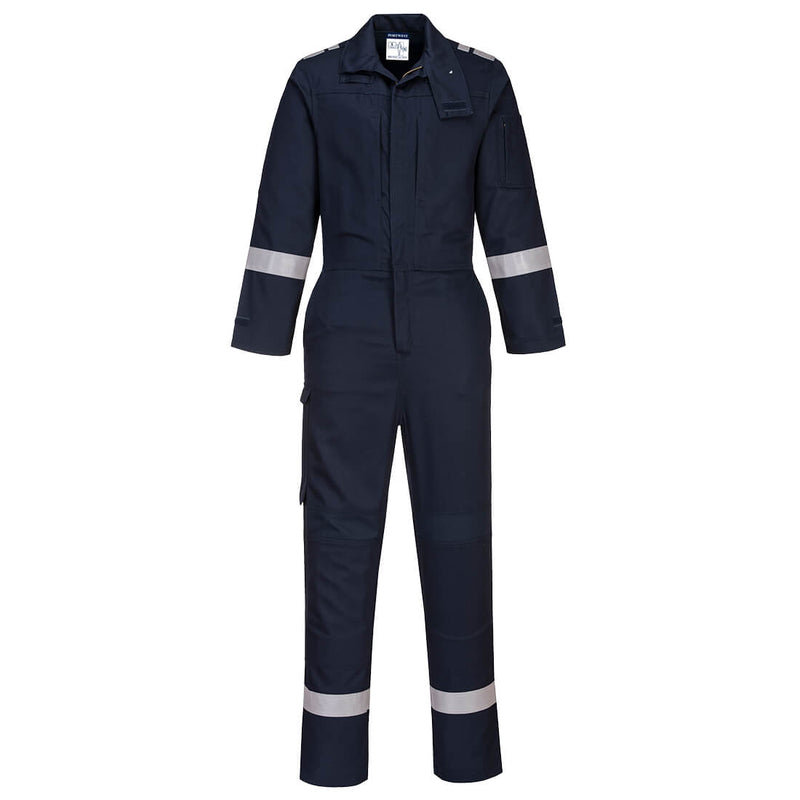 Bizflame Work Stretch Panelled Flame Resistant Work Protection Coverall  FR501