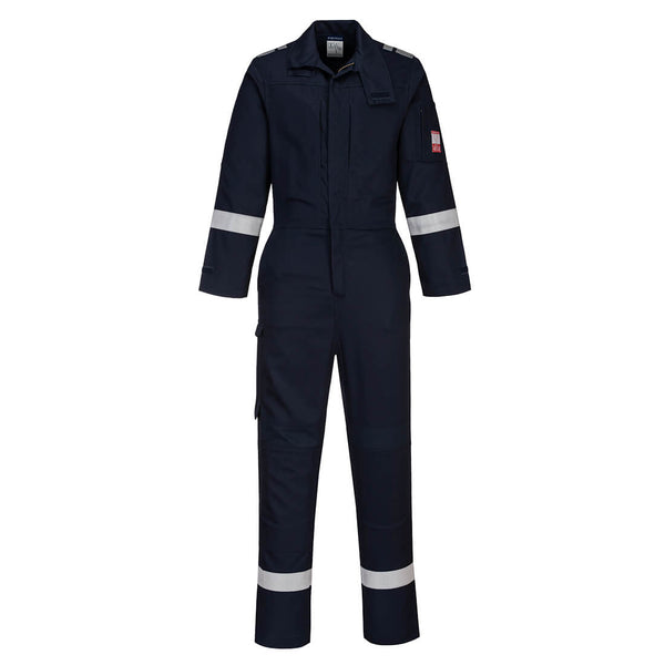 Bizflame Work Lightweight Stretch Panelled Flame Resistant Work Protection Coverall  FR502