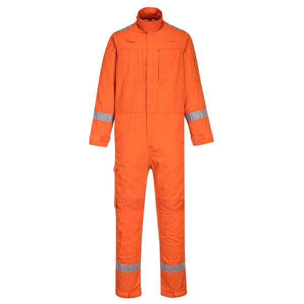 Bizflame Work Lightweight Stretch Panelled Flame Resistant Work Protection Coverall  FR502
