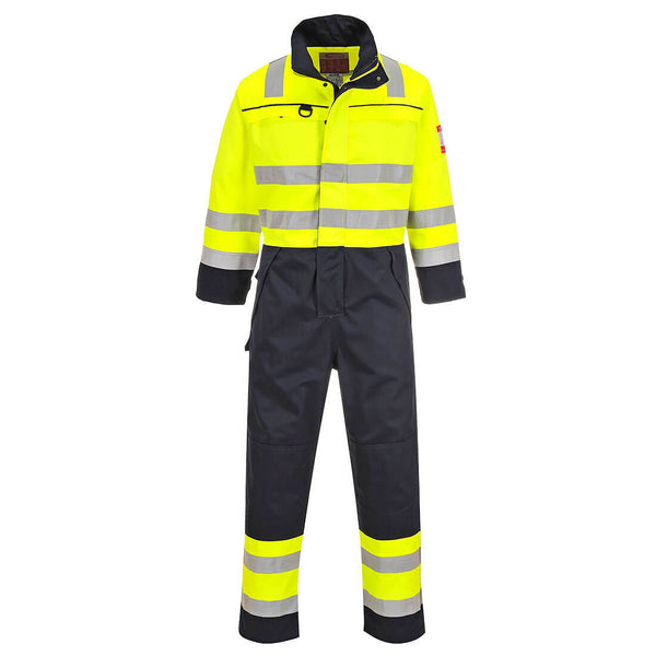 Hi-Vis Multi-Norm Flame Resistant Work Protection Coverall FR60
