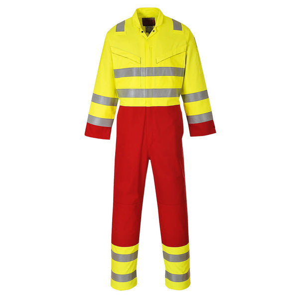 Bizflame Work Hi-Vis Flame Resistant Work Protection Coverall FR90