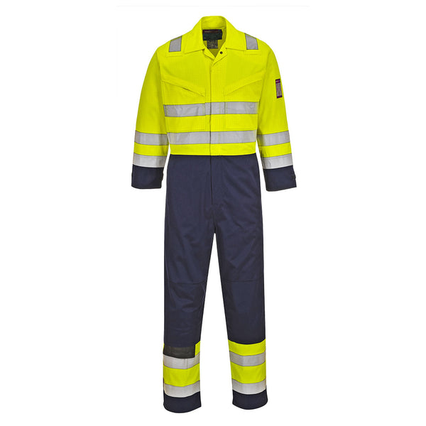 Hi-Vis Modaflame Flame Resistant Work Protection Coverall MV28