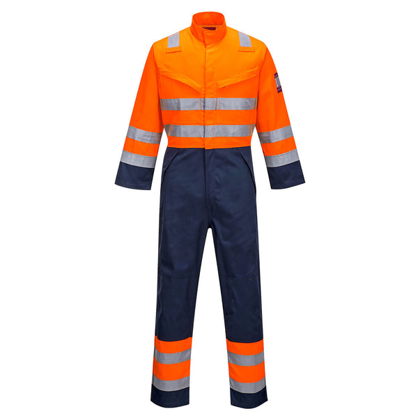 Modaflame RIS Navy/Orange Flame Resistant Work Protection Coverall MV29