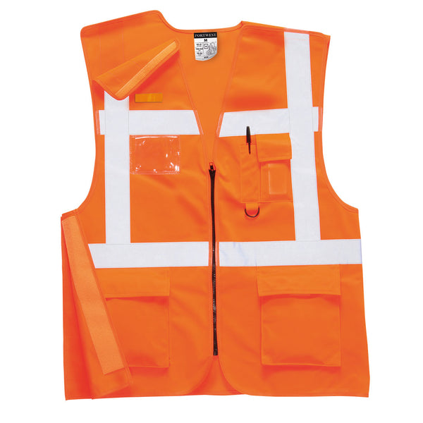 Hi-Vis Zip Executive Safety Vest  RT26