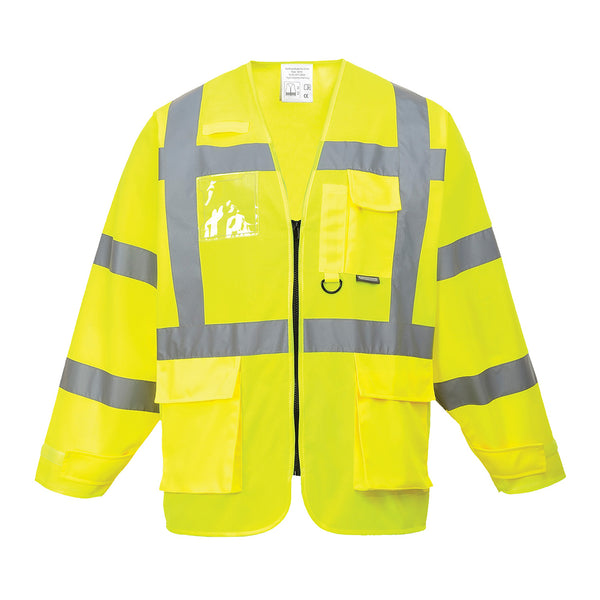 Hi-Vis Executive Safety Vest Waistcoat Jacket S475