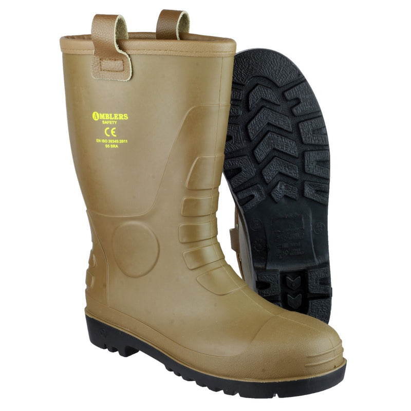 Amblers Safety Men's  FS95 Waterproof PVC Pull on Safety Rigger Boot