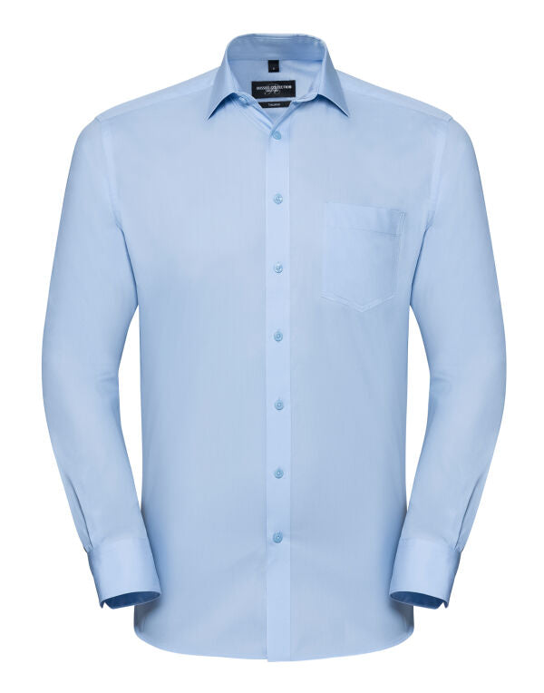 Russell Collection Men's Long Sleeve Tailored Coolmax® Shirt R972M R972M