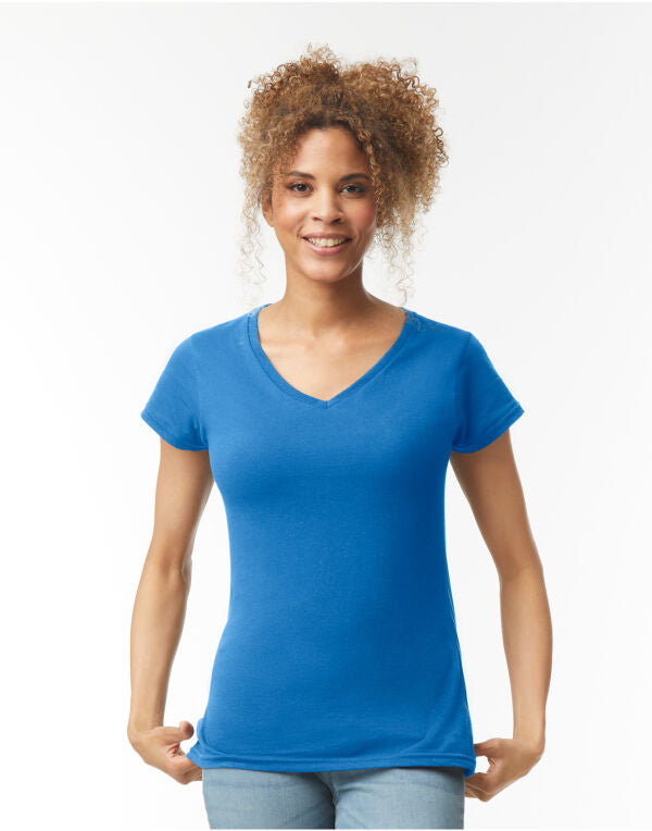 Gildan Softstyle® Ladies' V-Neck T-Shirt 64V00L 64V00L