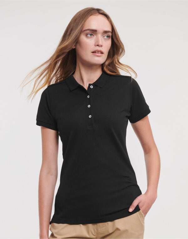 Russell Ladies' Fitted Stretch Polo 566F 566F