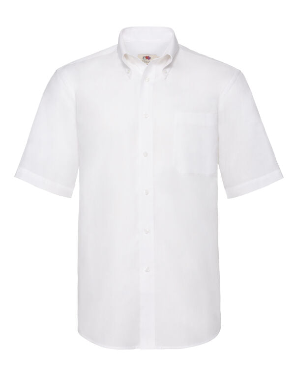 Fruit Of The Loom Men's Short Sleeve Oxford Shirt 65112 65112