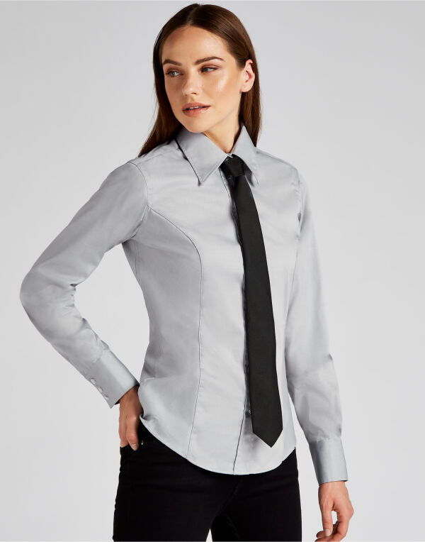 Kustom Kit Tailored Fit Long Sleeve Premium Oxford Shirt KK702 KK702