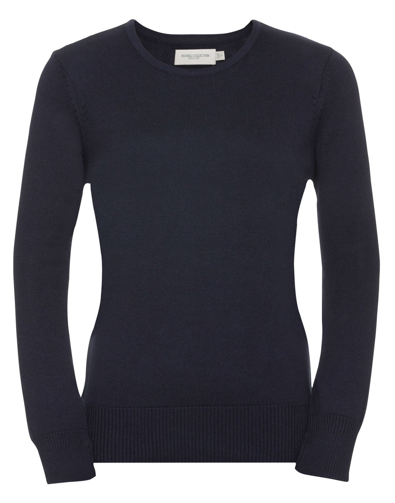 Russell Collection Ladies' Crew Neck Knitted Pullover R717F