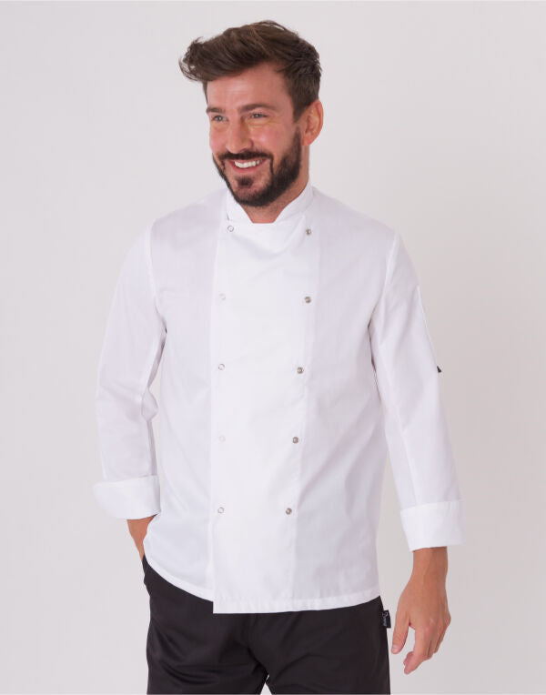 Dennys Long Sleeve Chef's Jacket (WH) DD08 DD08