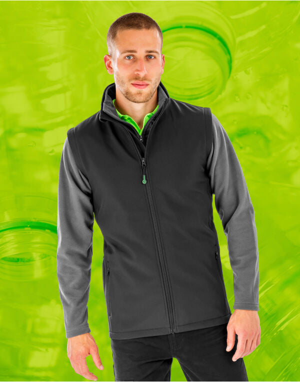 Result Genuine Recycled Men's Recycled 2-Layer Printable Softshell Bodywarmer R902M R902M