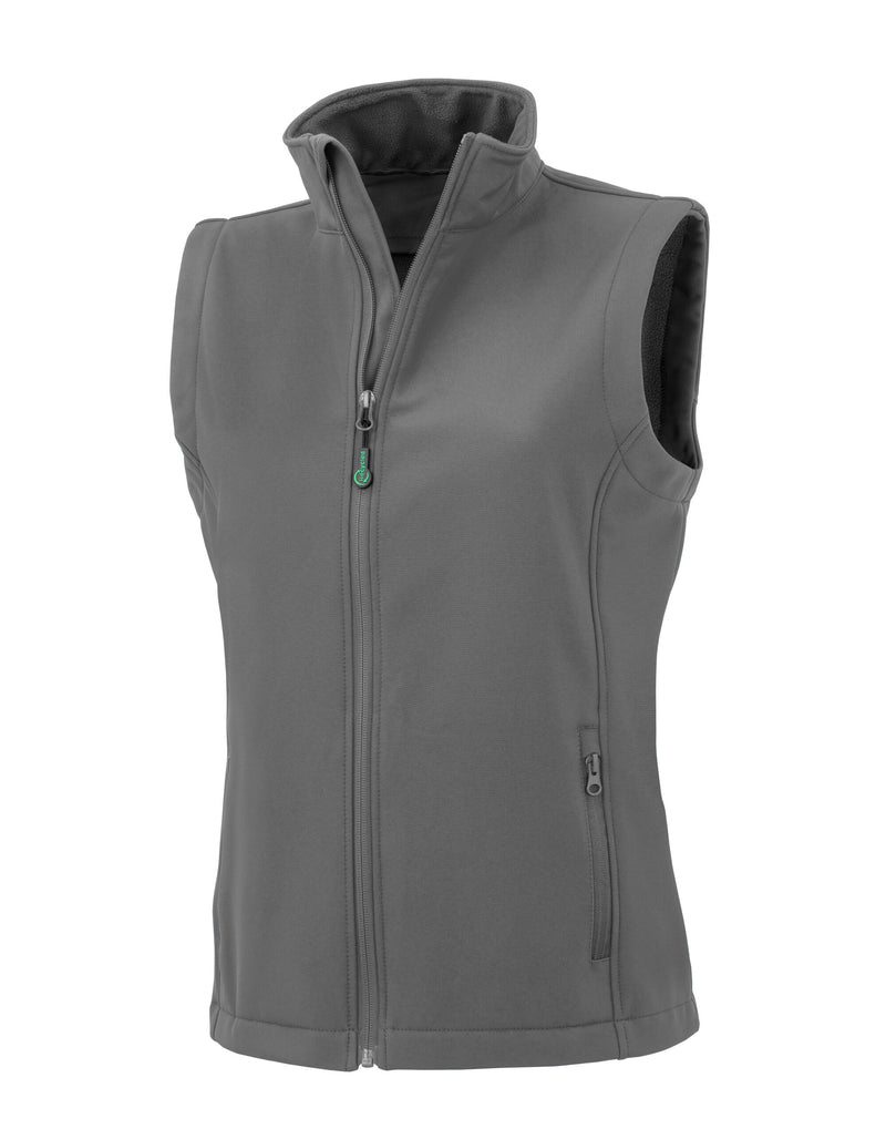 Result Genuine Recycled Ladies' Recycled 2-Layer Printable Softshell Bodywarmer R902F