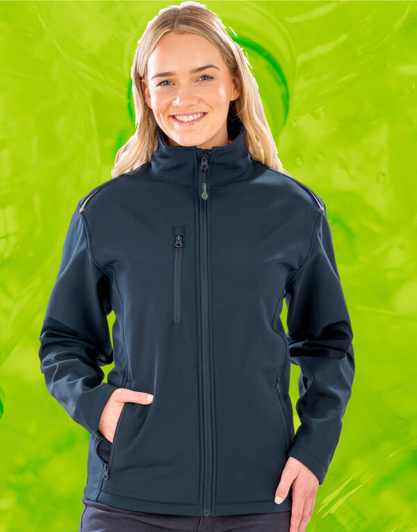 Result Genuine Recycled Women's Recycled 3-Layer Printable Softshell Jacket R900F R900F