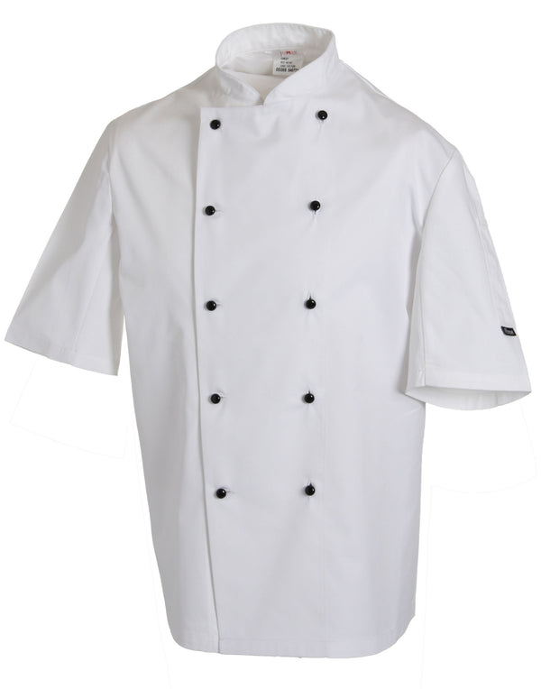Dennys Removable Stud Short Sleeve Chef's Jacket DD20S