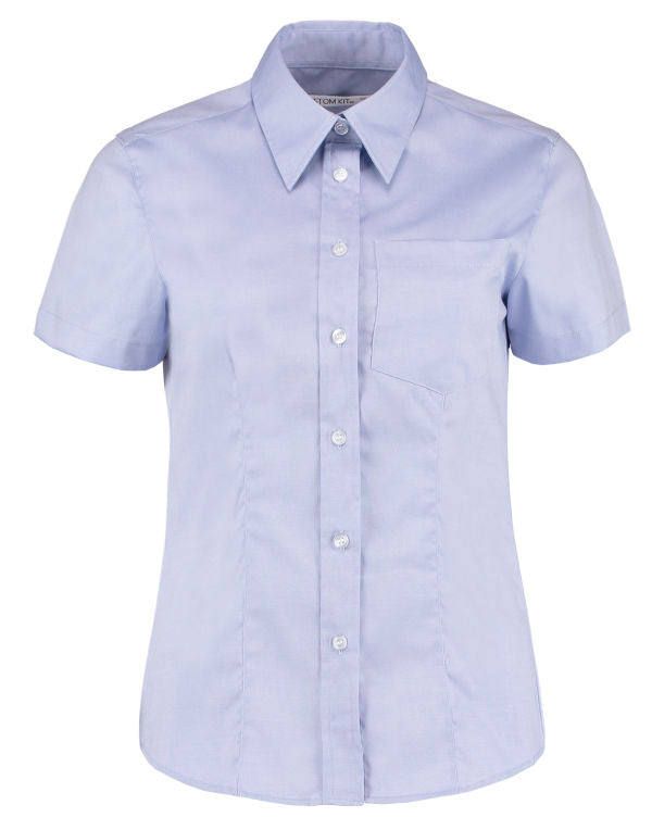 Kustom Kit Tailored Fit S/S Pocket Premium Oxford Shirt KK719 KK719